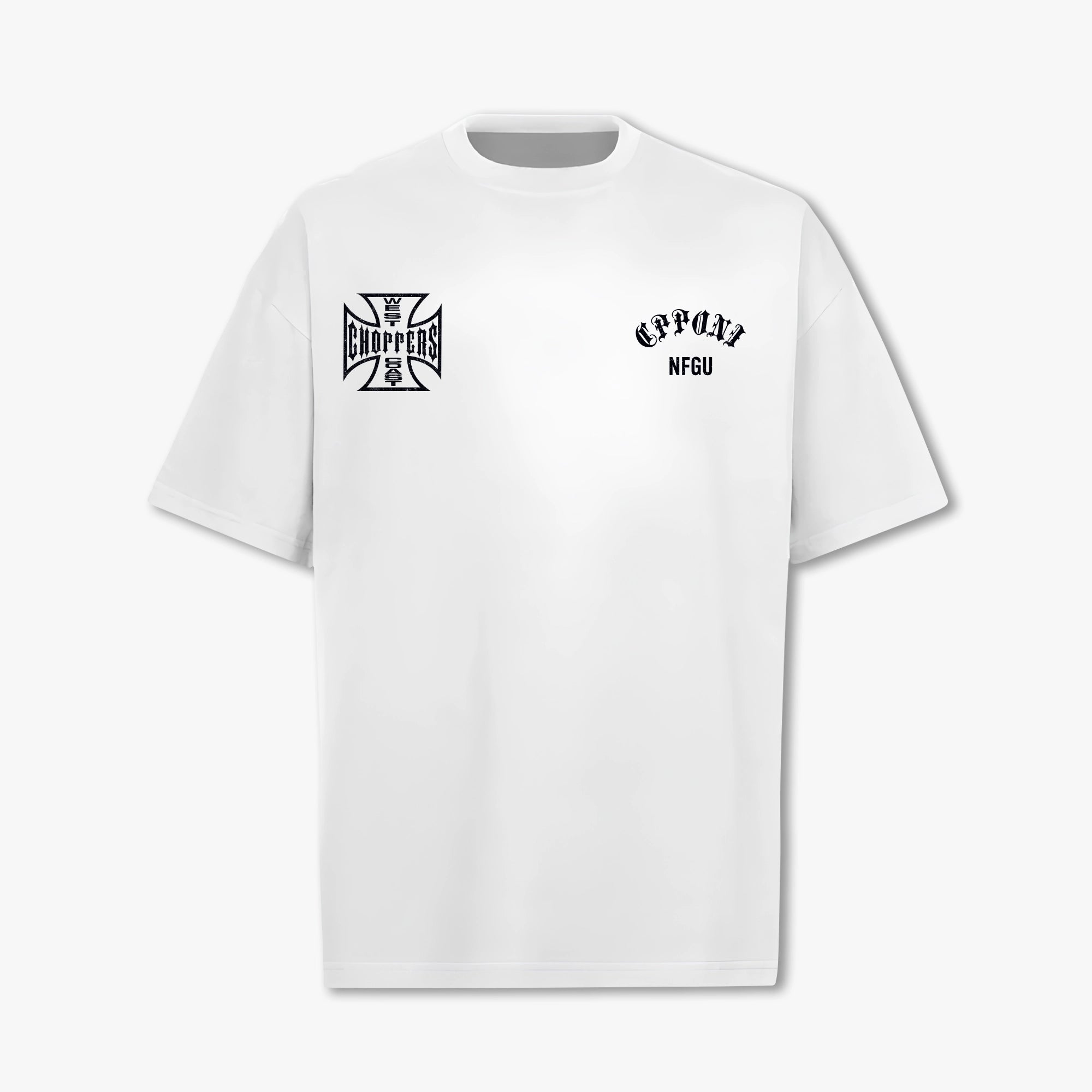 WEST COAST T-SHIRT WHITE BLACK