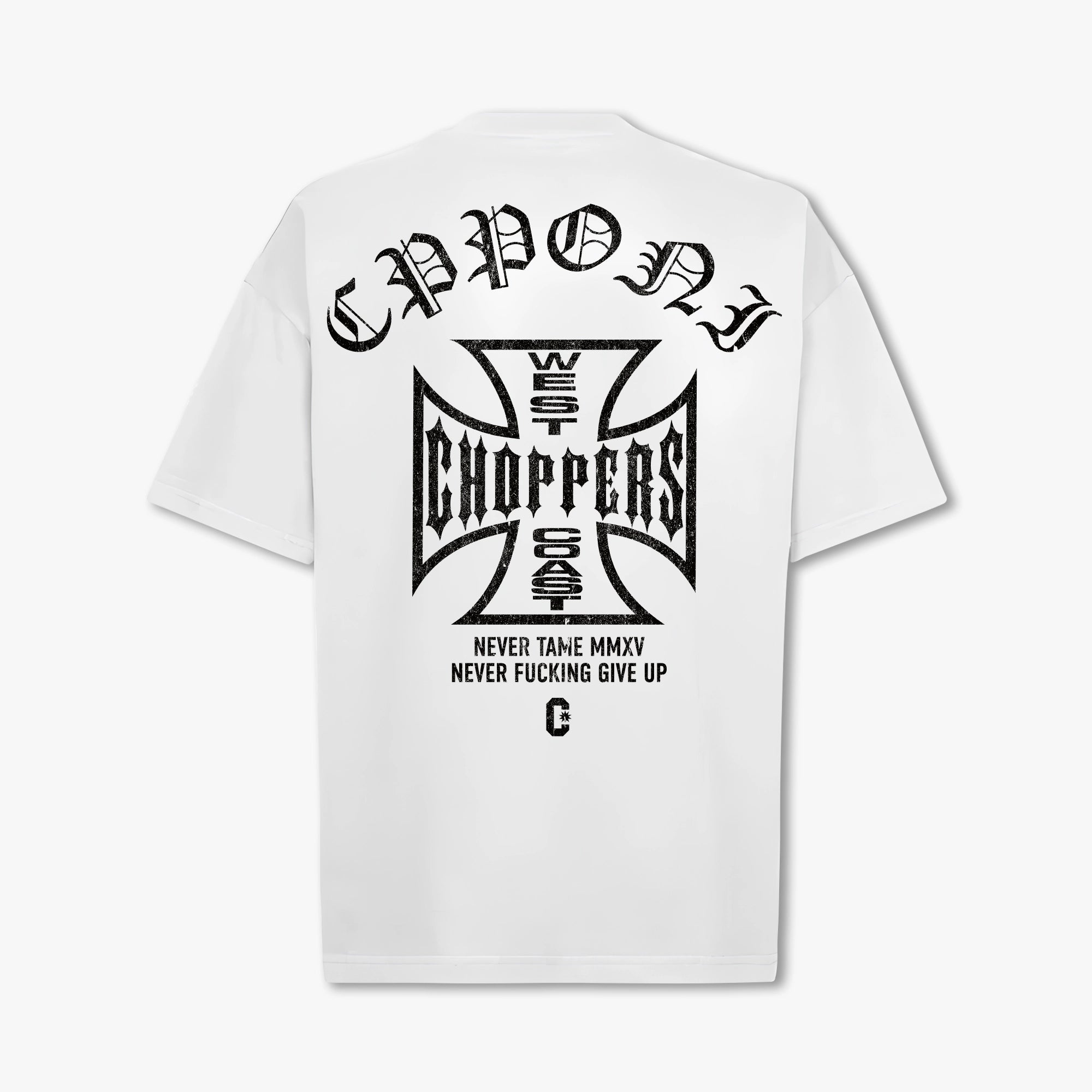 WEST COAST T-SHIRT WHITE BLACK