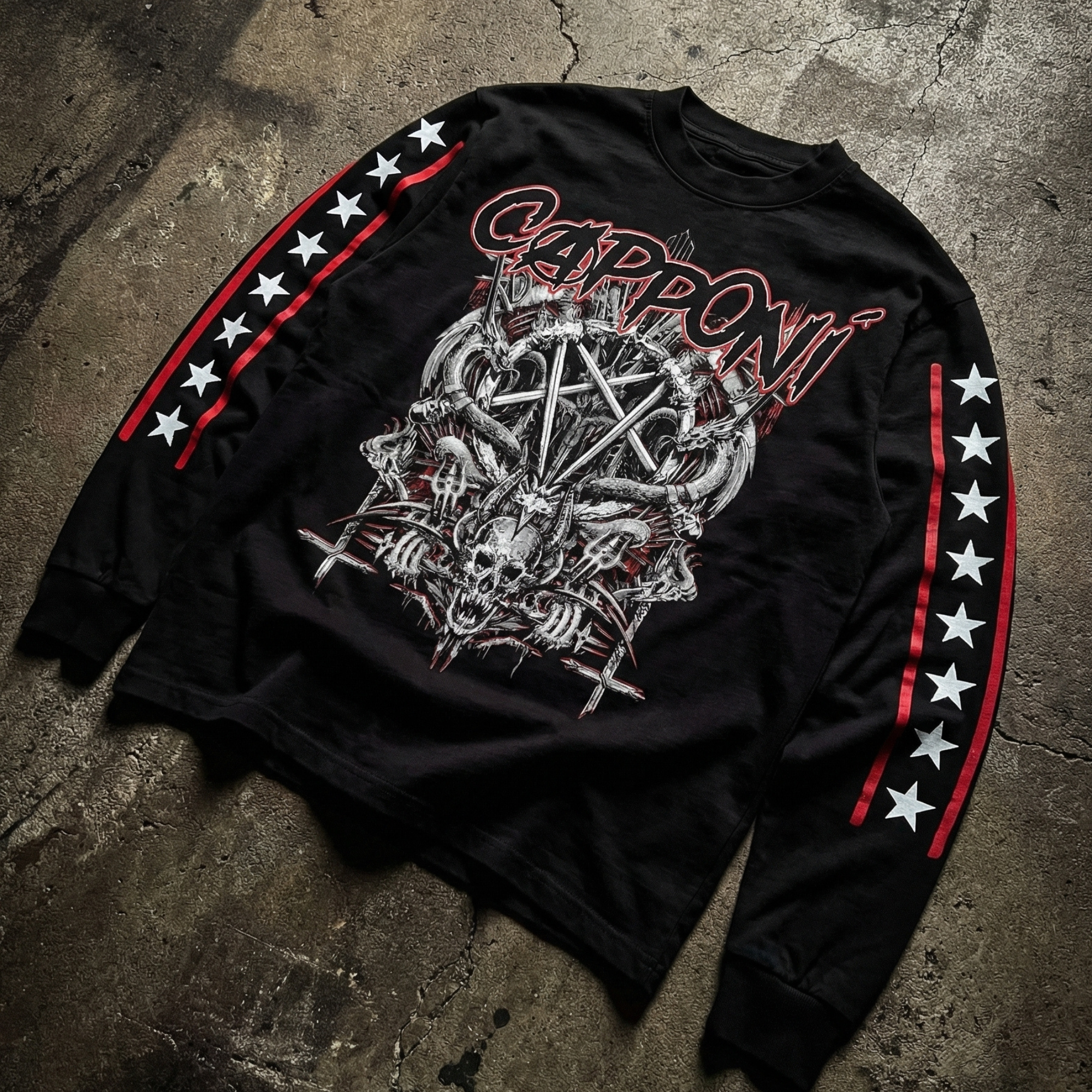STARS AND STRAPS LONG SHIRT