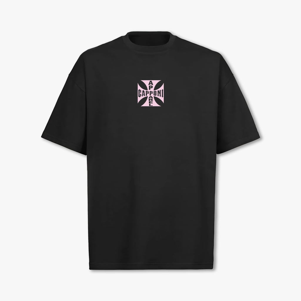 Cross Black with pink