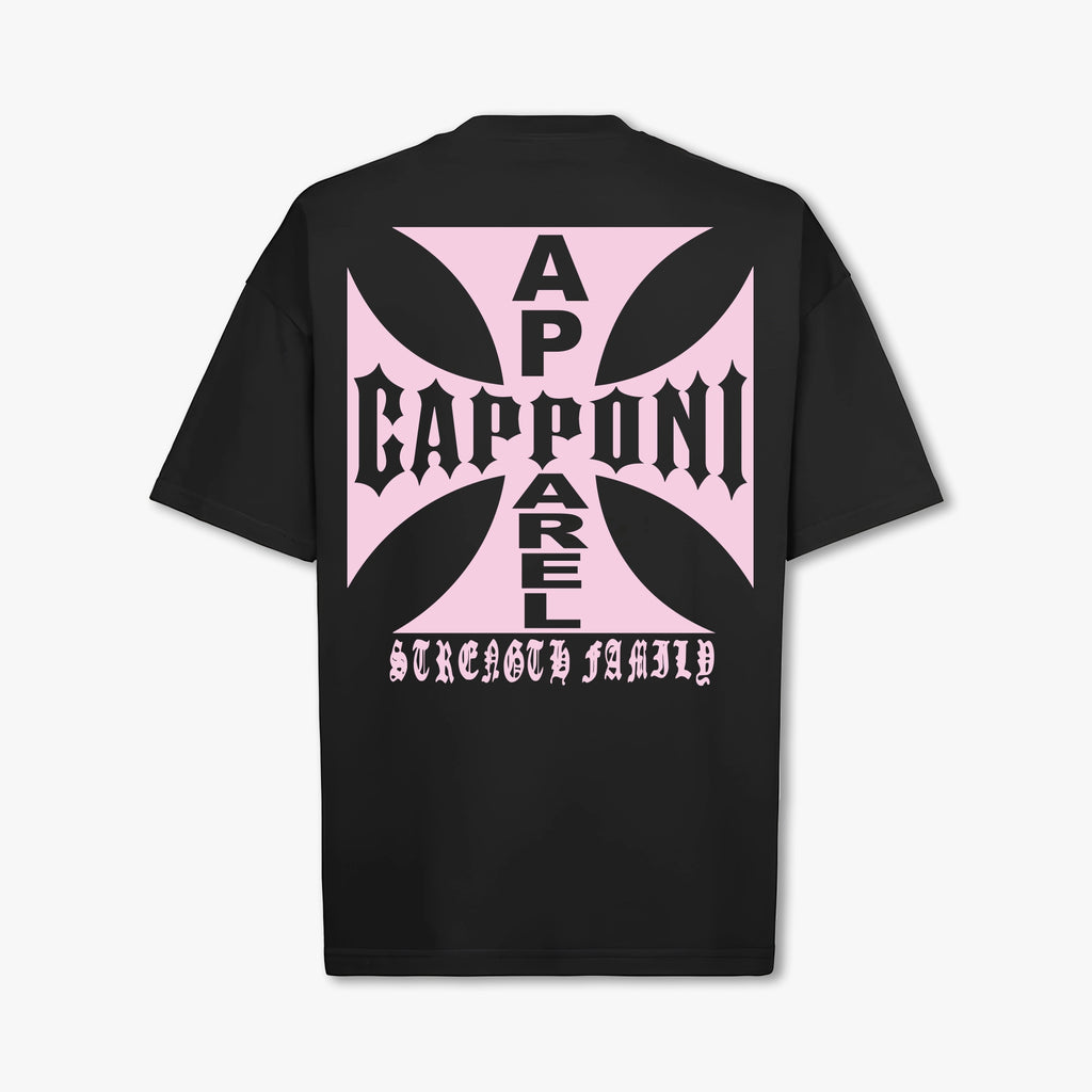 Cross Black with pink