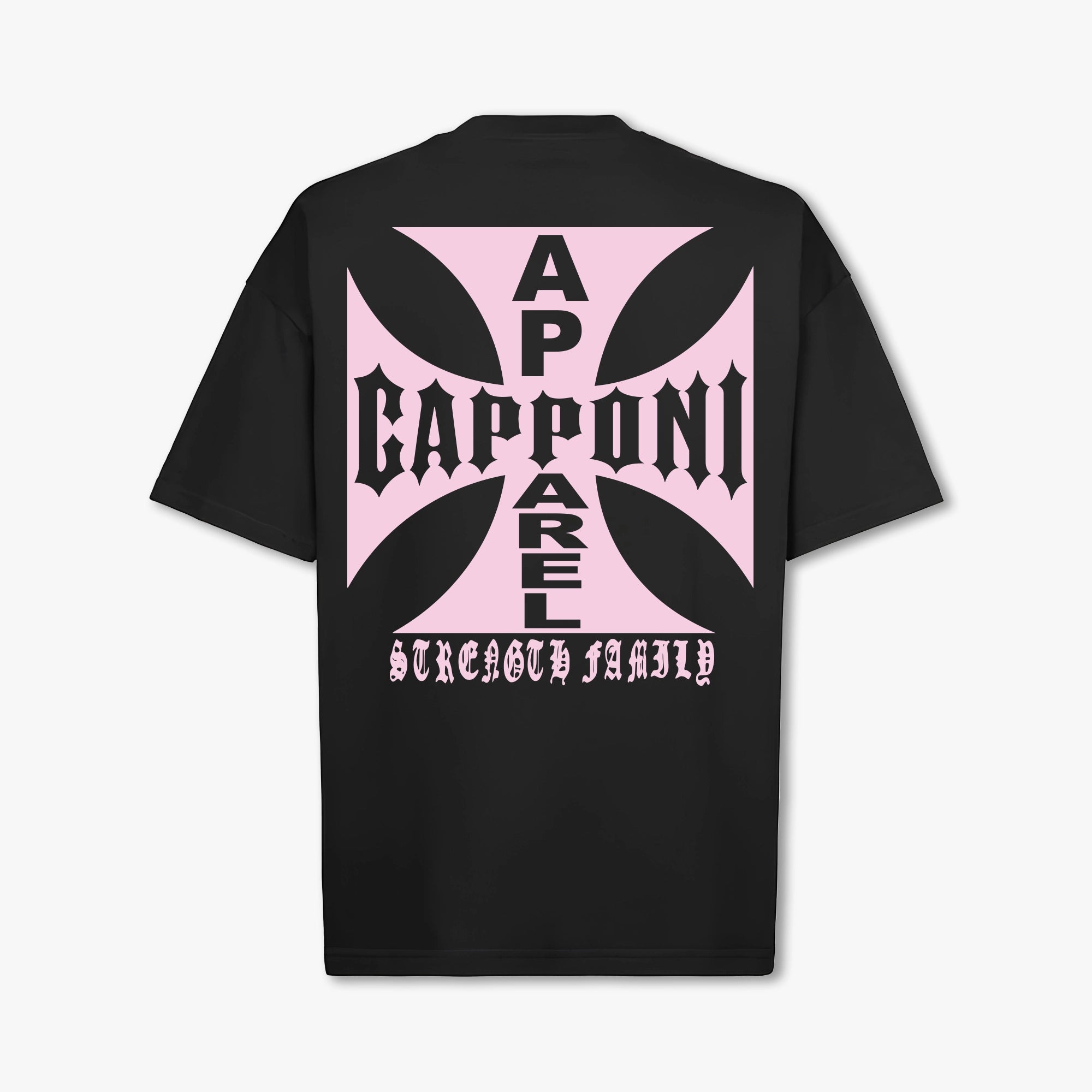 Cross Black with pink