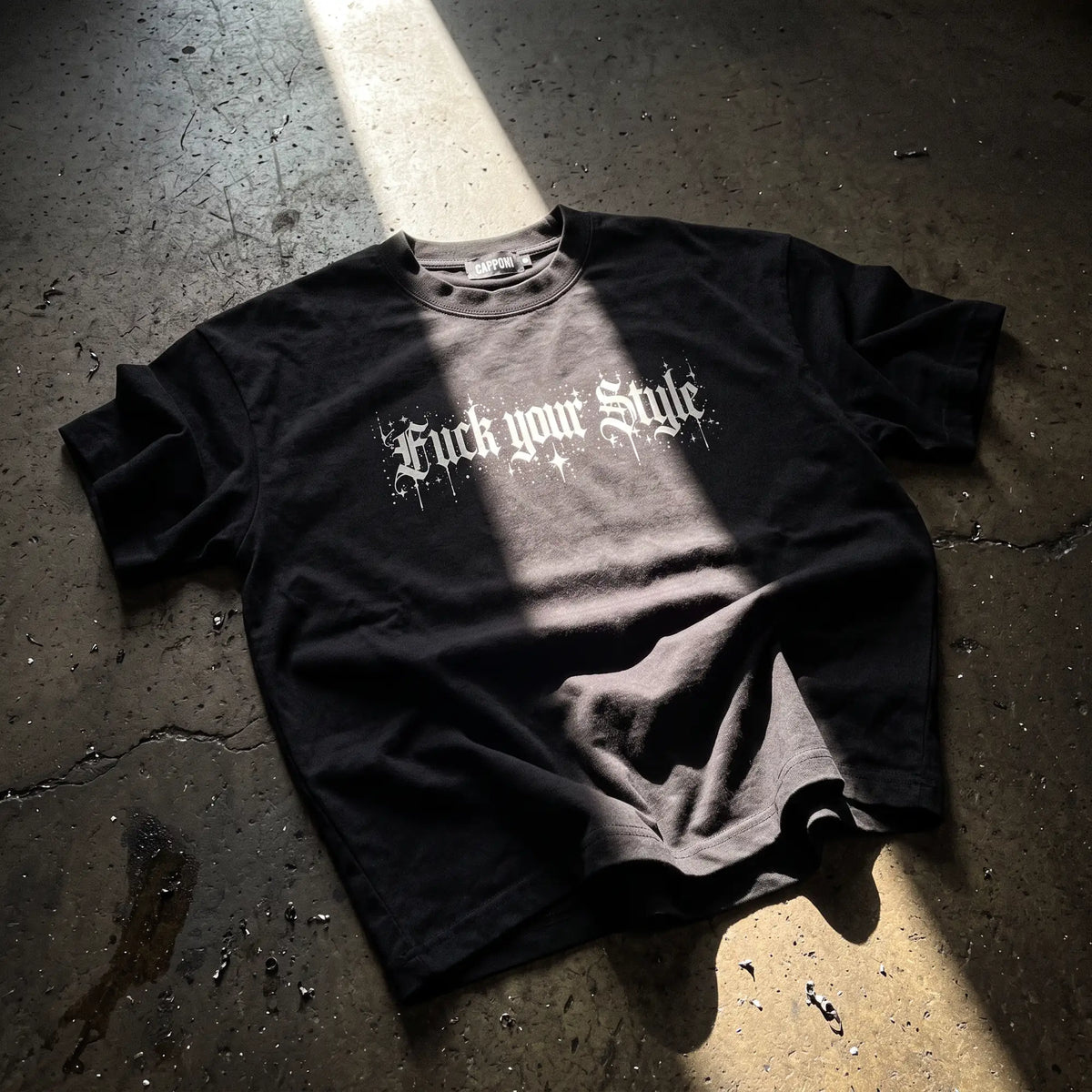 FRANKENSTEIN T-SHIRT BLACK frontal