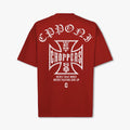 WEST COAST T-SHIRT RED WHITE