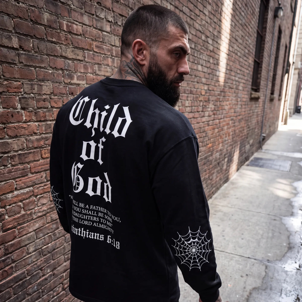 CHILD OF GOD LONGSLEEVE BLACK