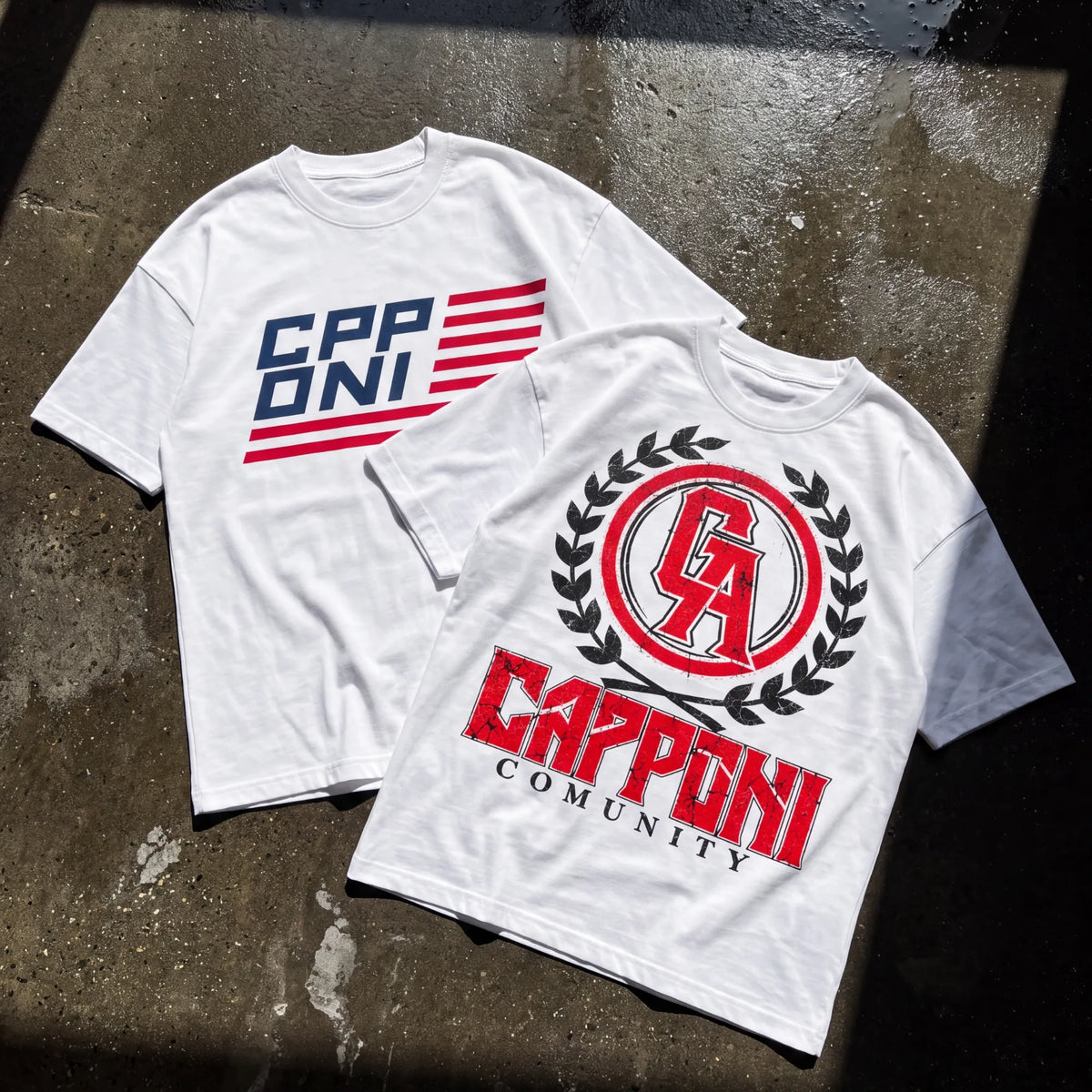 CPPONI RACING T-SHIRT WHITE