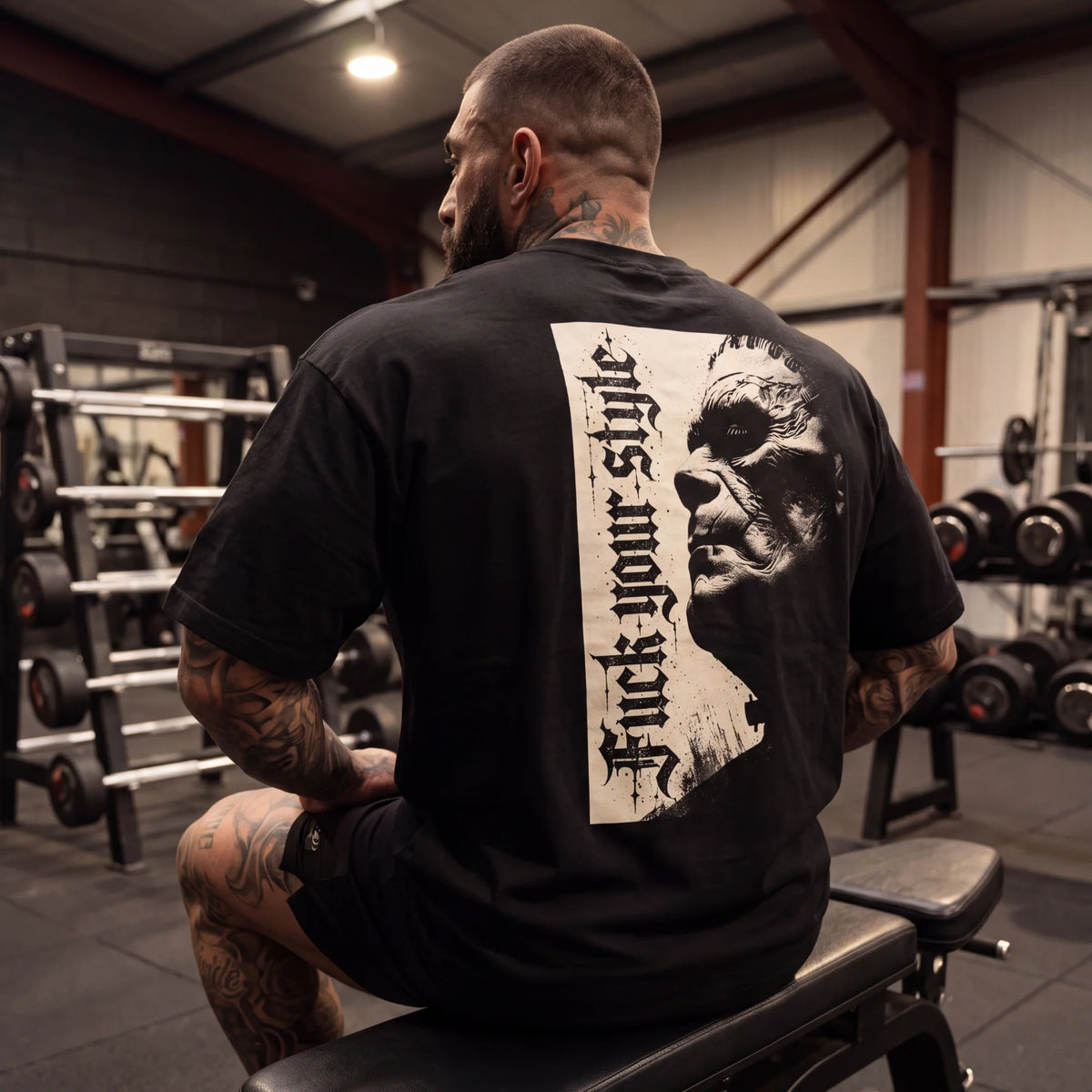 FRANKENSTEIN T-SHIRT BLACK