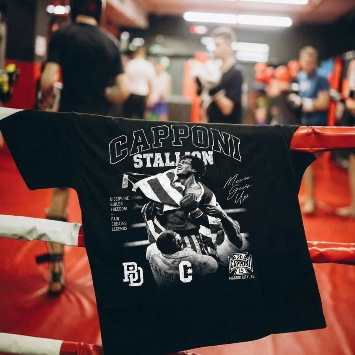 STALLION T-SHIRT BLACK