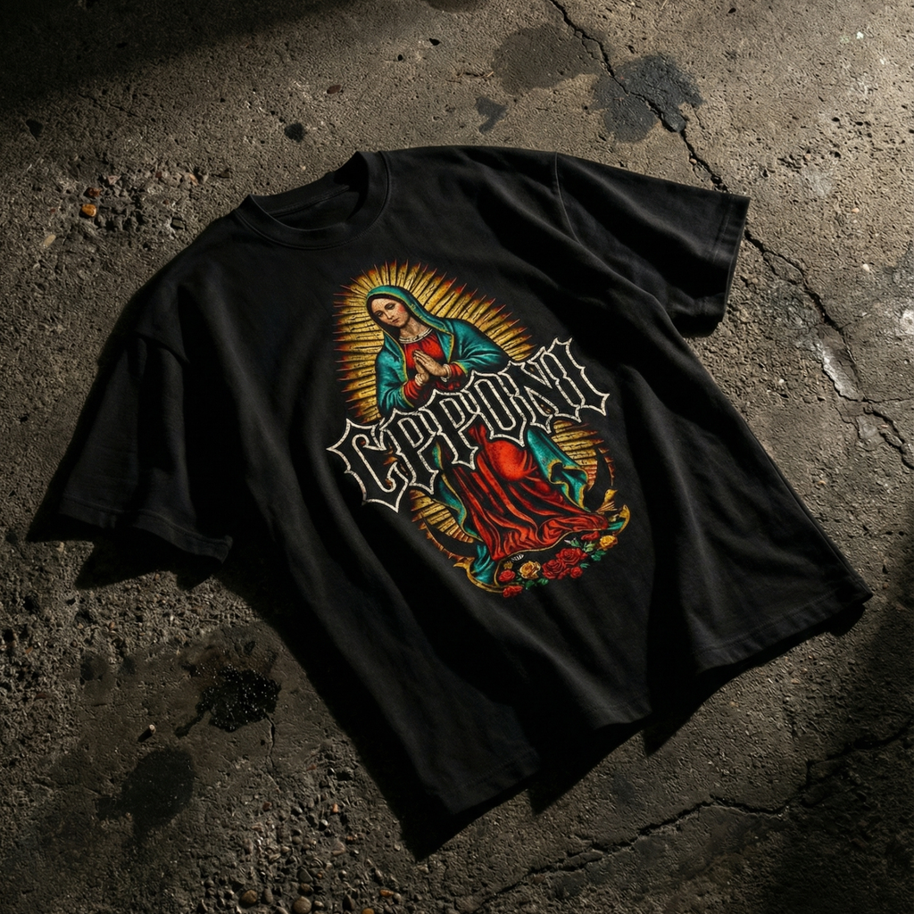VIRGEN GUADALUPE BLACK