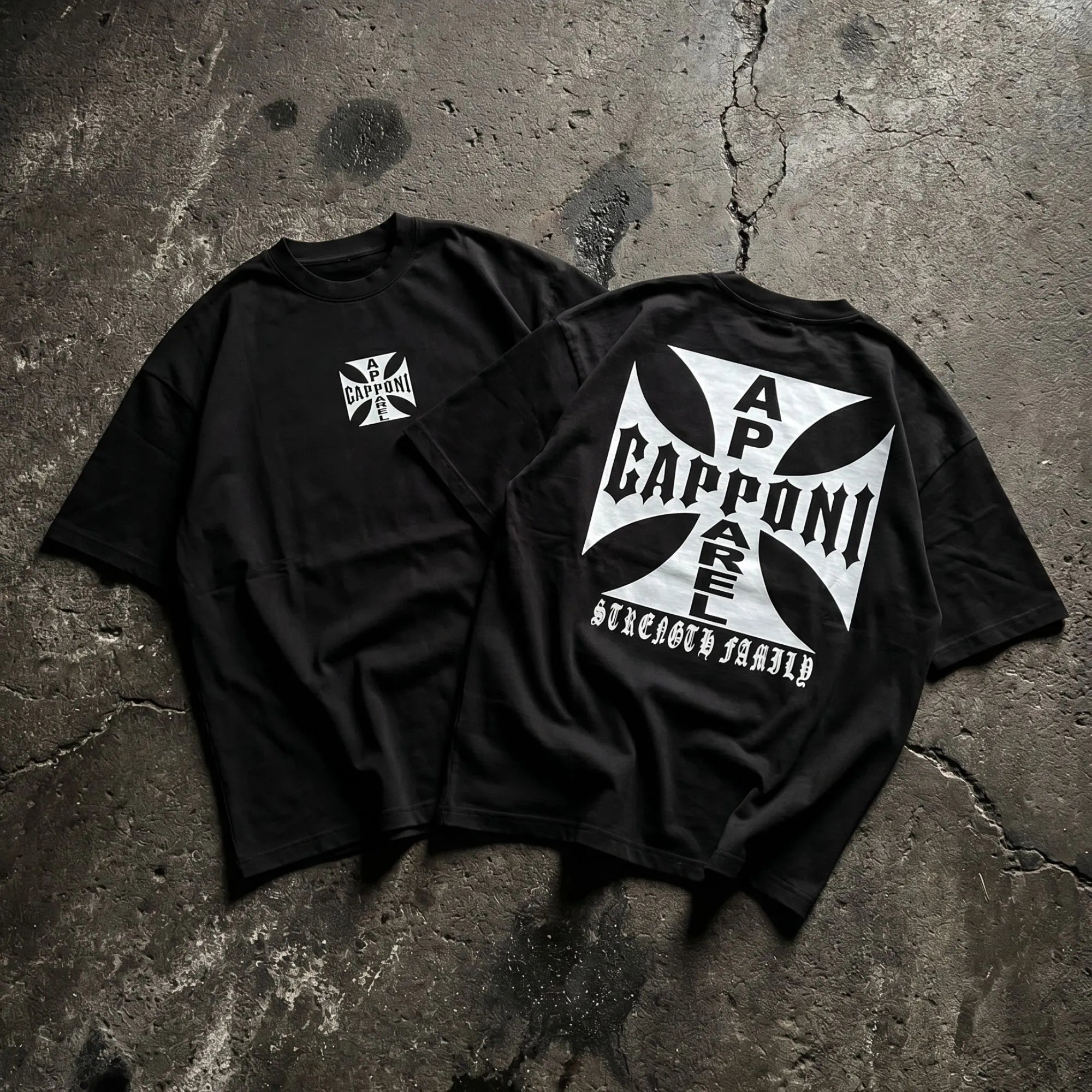 CAMISETA CRUZ NEGRA