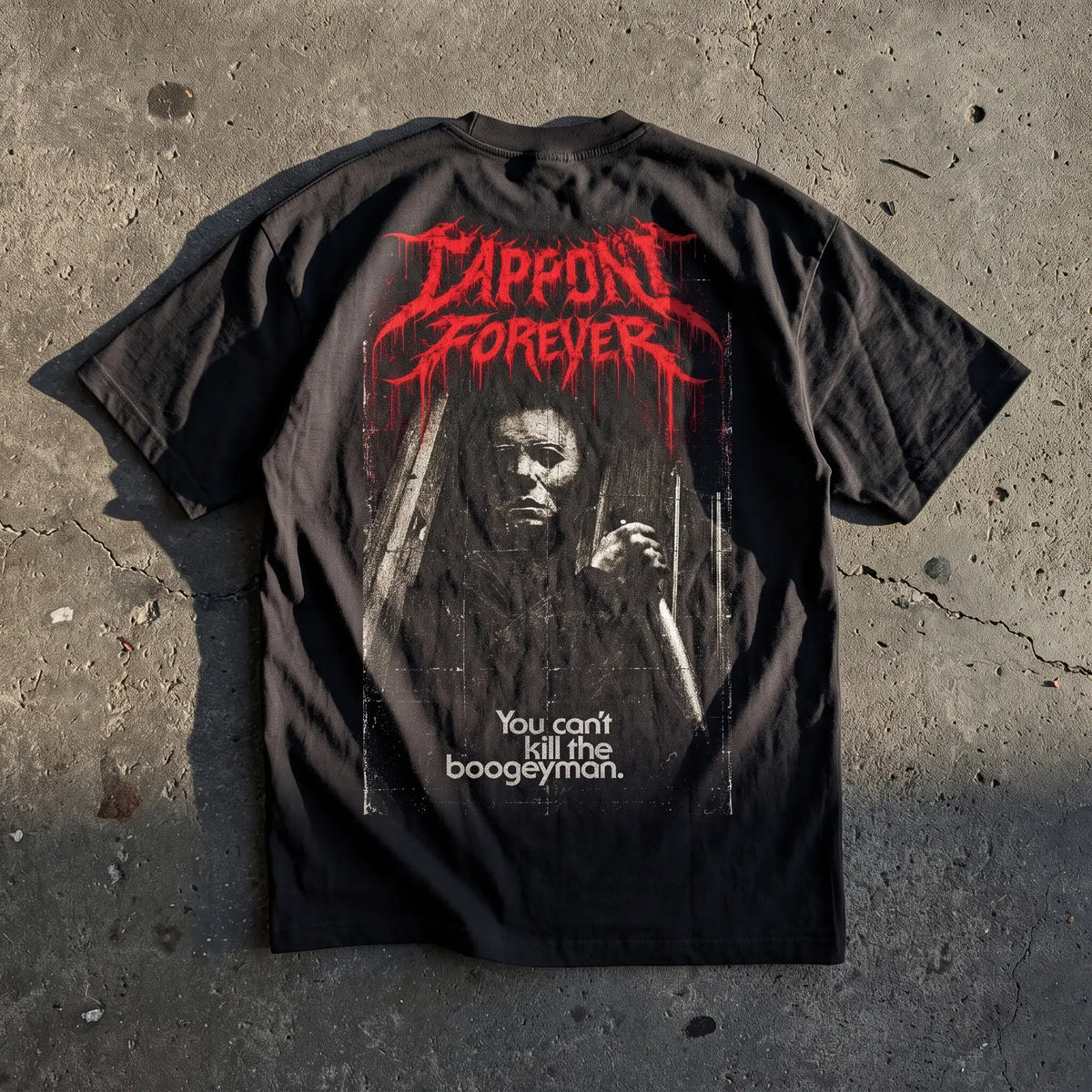 MICHAEL MYERS T-SHIRT BLACK espalda