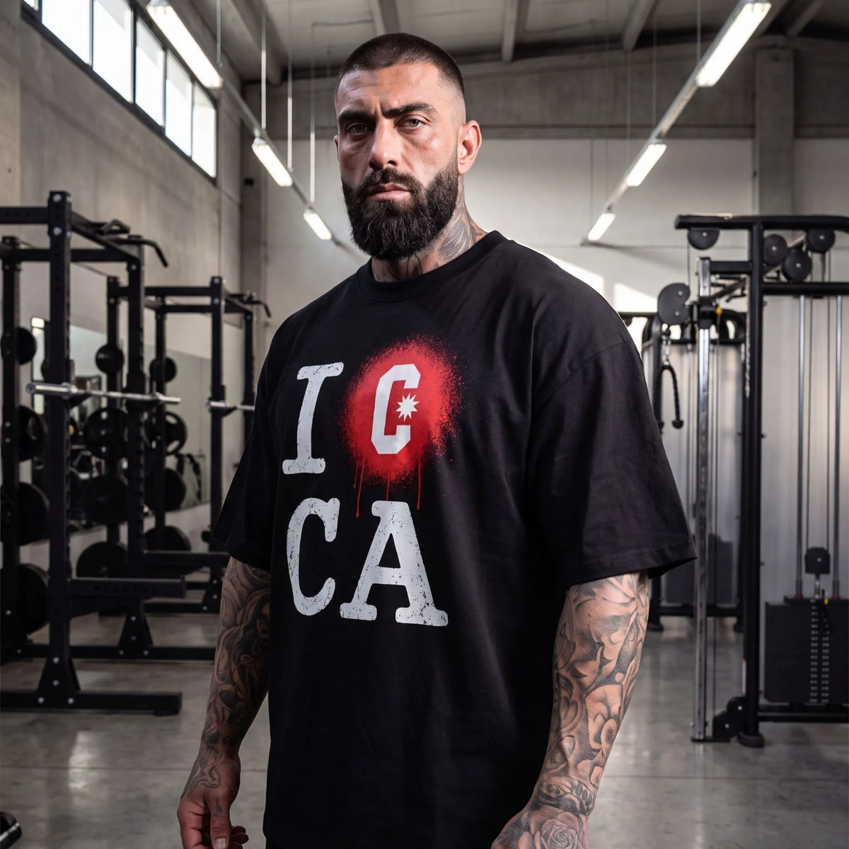 I LOVE CAPPONI BLACK T-SHIRT
