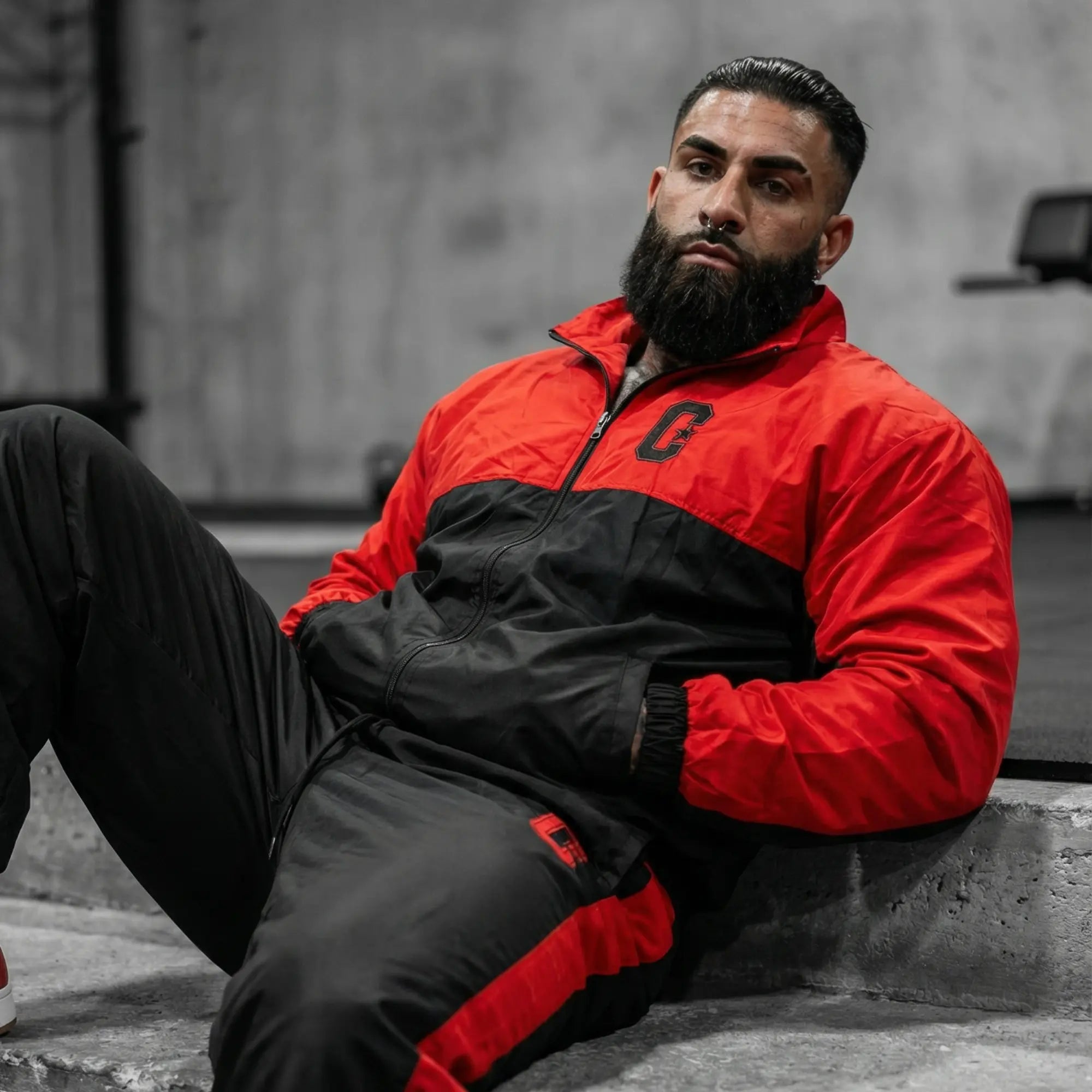 BREAK TRACKSUIT RED