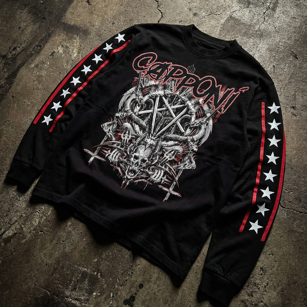 STARS AND STRAPS LONG SHIRT