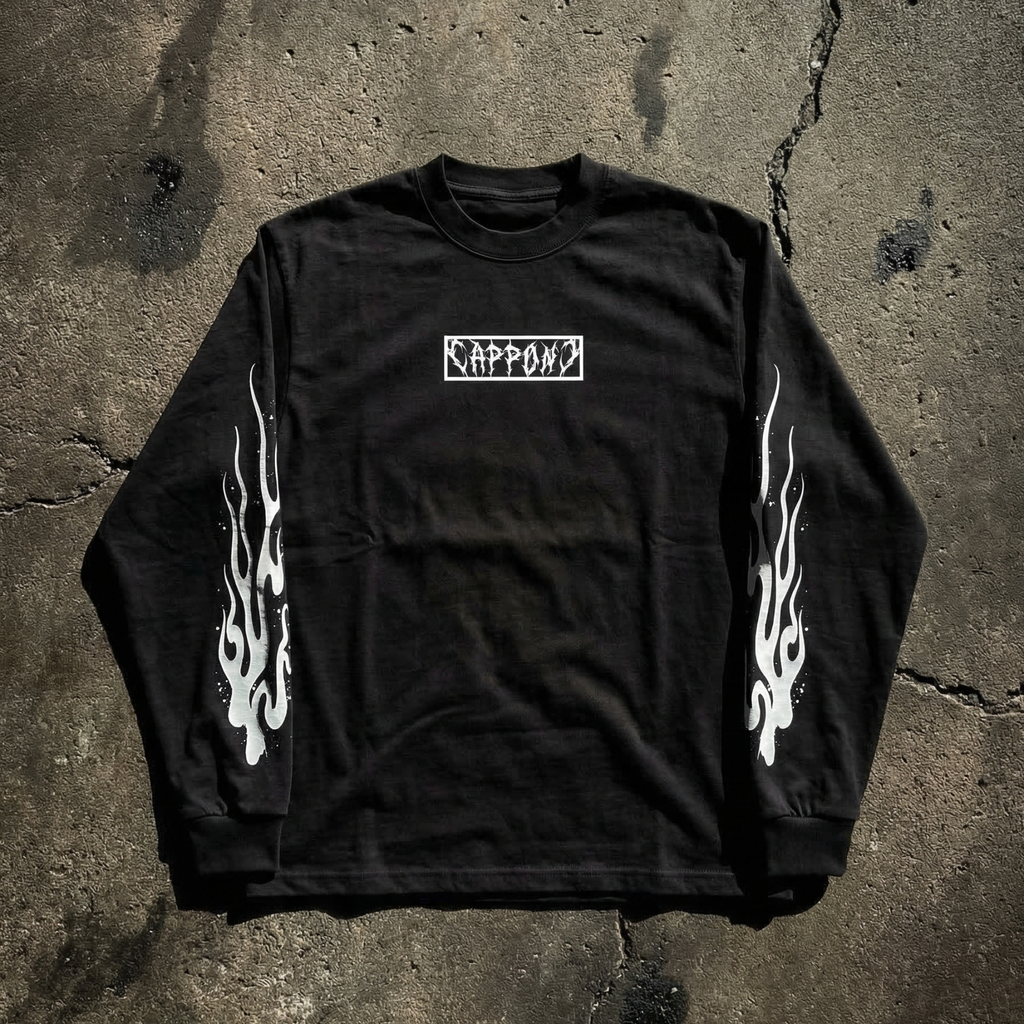GHOST RIDER LONGSLEEVE BLACK