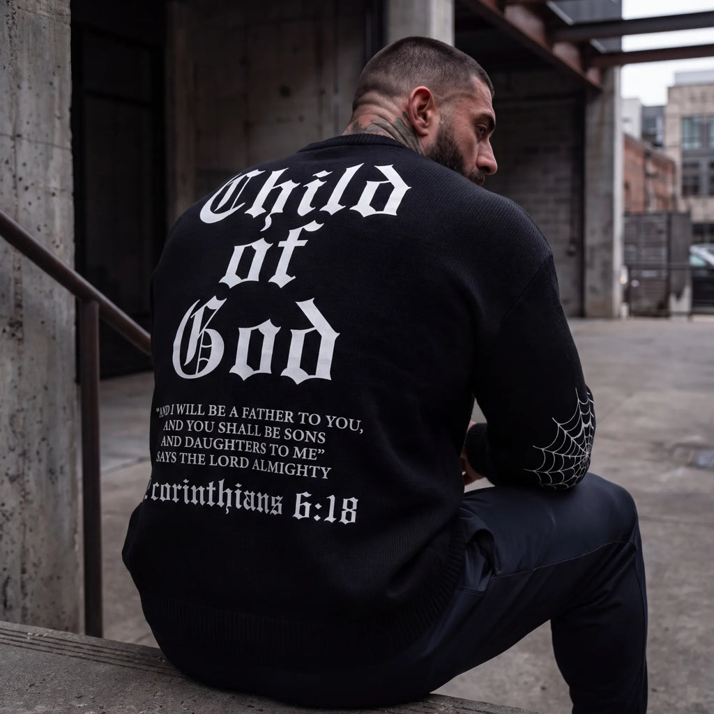 CHILD OF GOD LONGSLEEVE BLACK