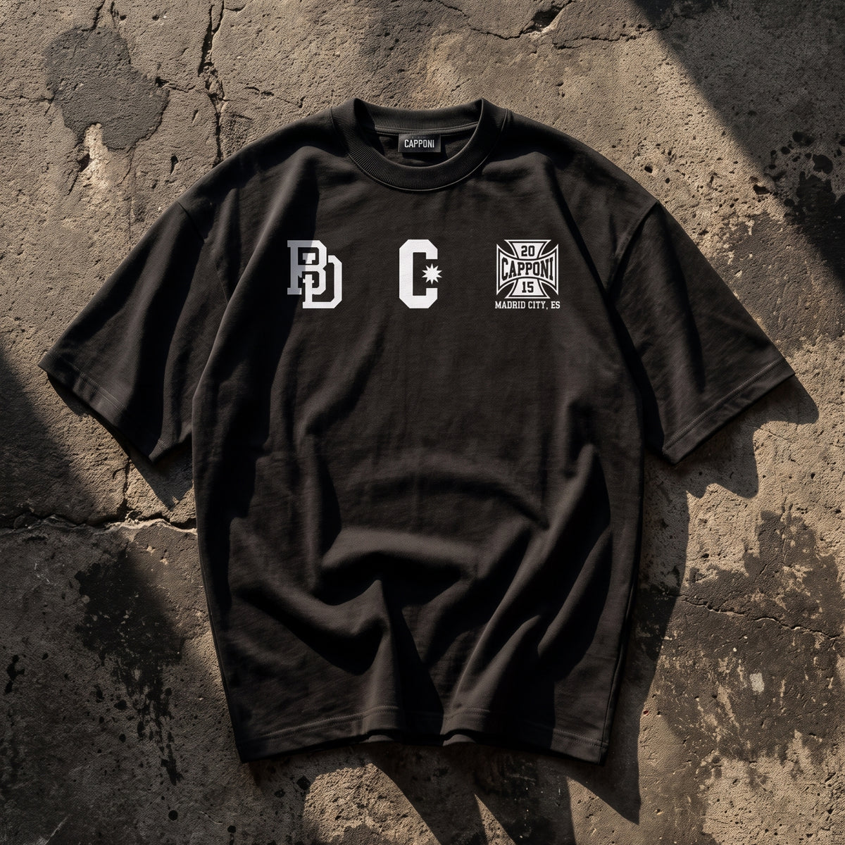 RED ONI T-SHIRT BLACK