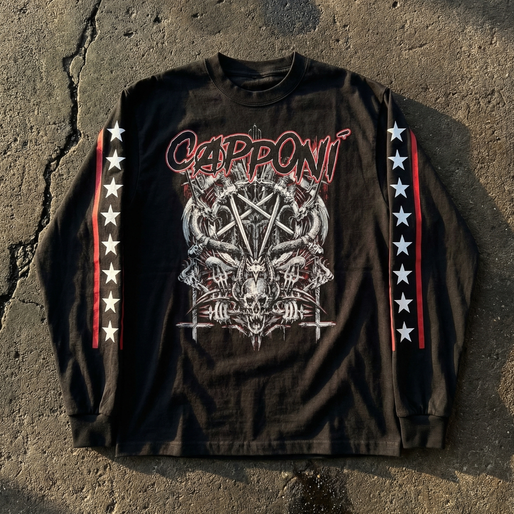 STARS AND STRAPS LONG SHIRT