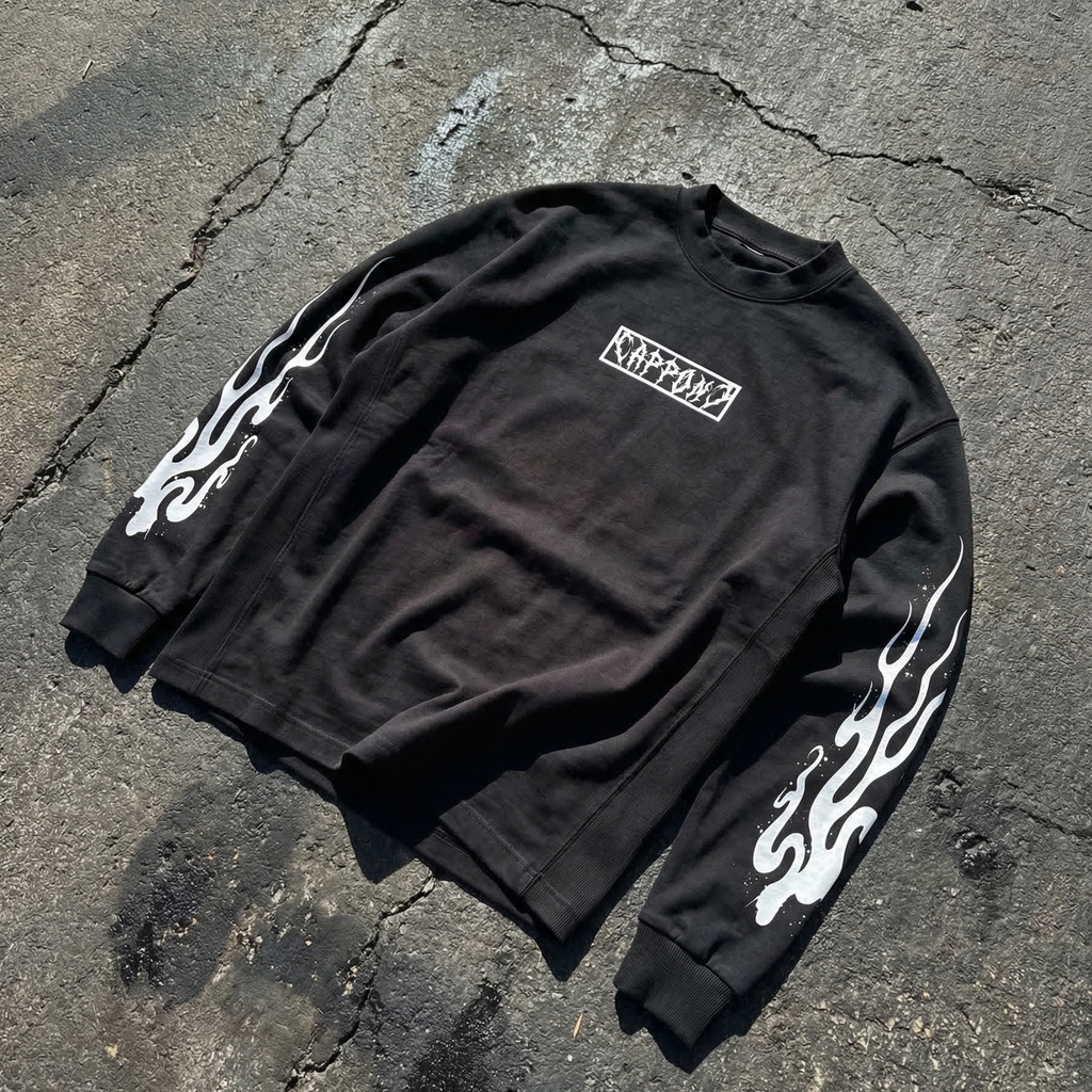 GHOST RIDER LONGSLEEVE BLACK
