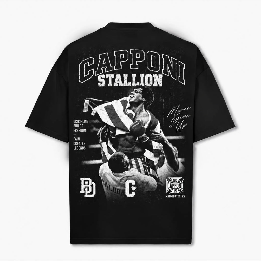STALLION T-SHIRT BLACK