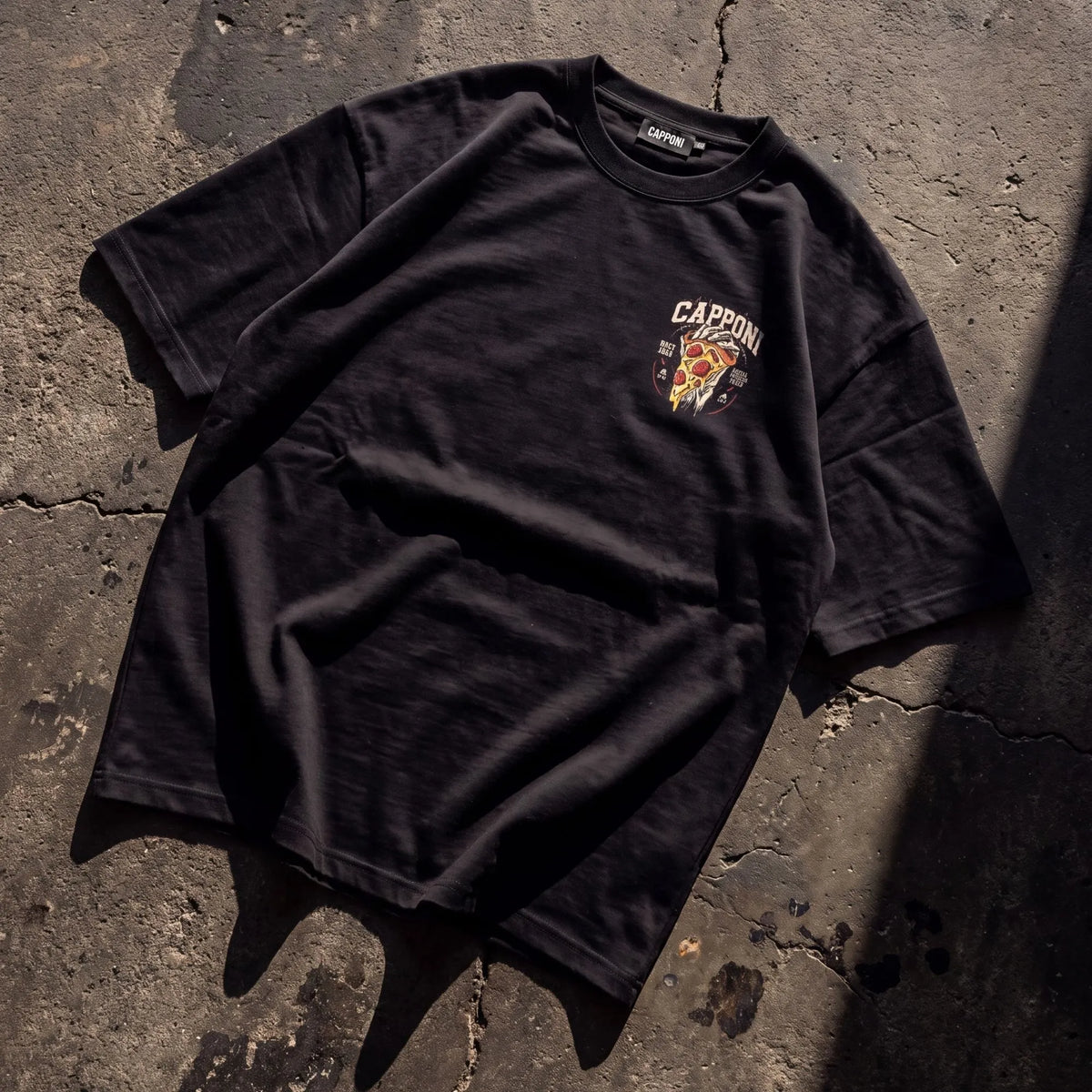 REST DAY BLACK T-SHIRT
