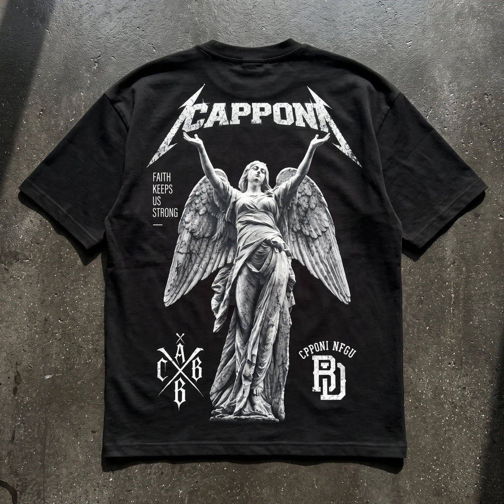 HEAVY FAITH T-SHIRT BLACK