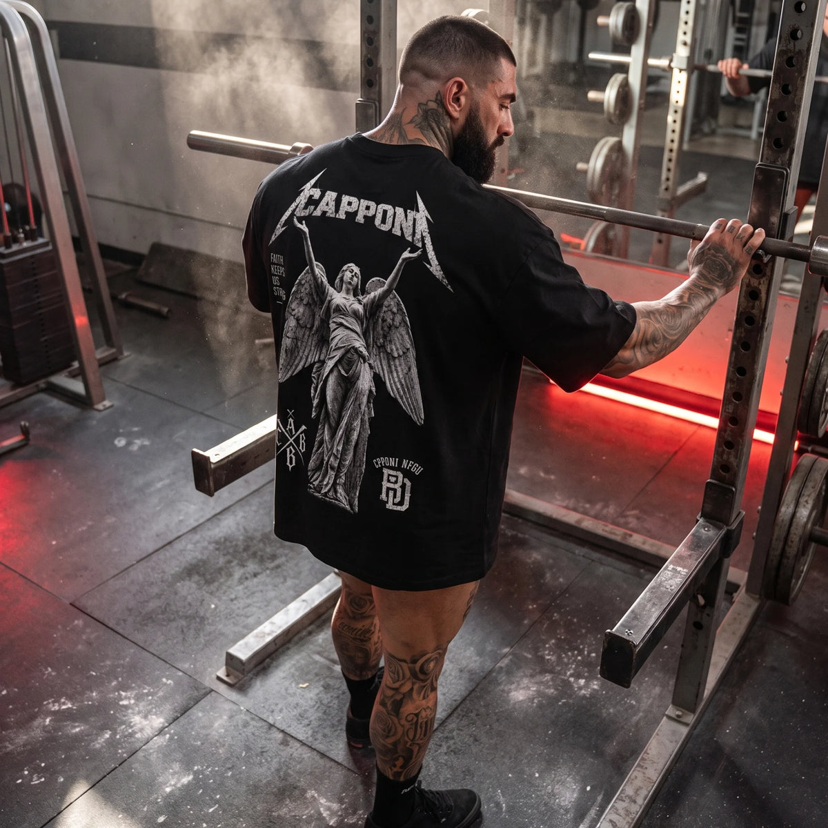 HEAVY FAITH T-SHIRT BLACK