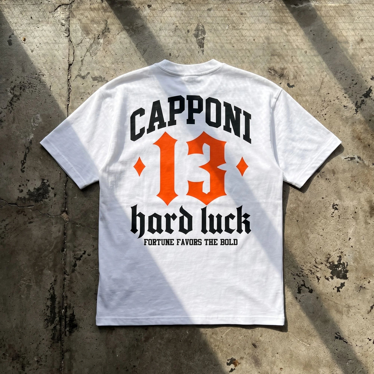 HARD LUCK WHITE T-SHIRT