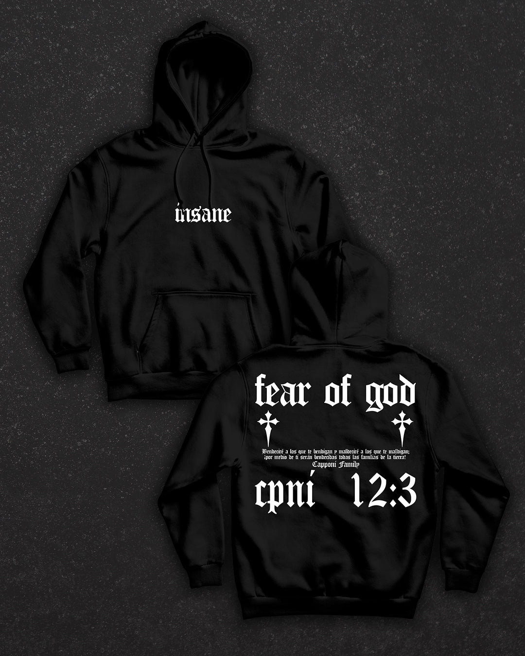 Fear Of God Hoodie Black