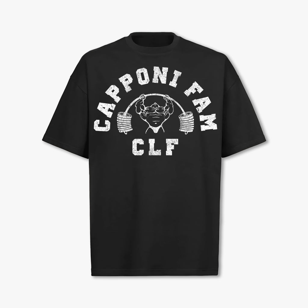 MUSCLE BLACK T-SHIRT