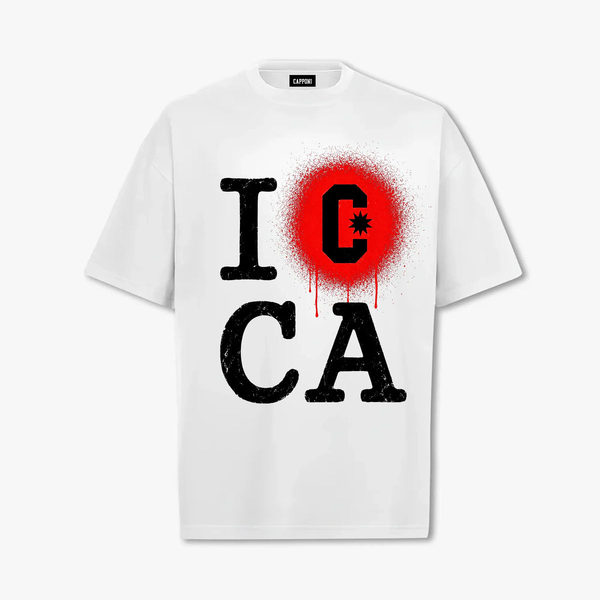 I LOVE CAPPONI WHITE T-SHIRT
