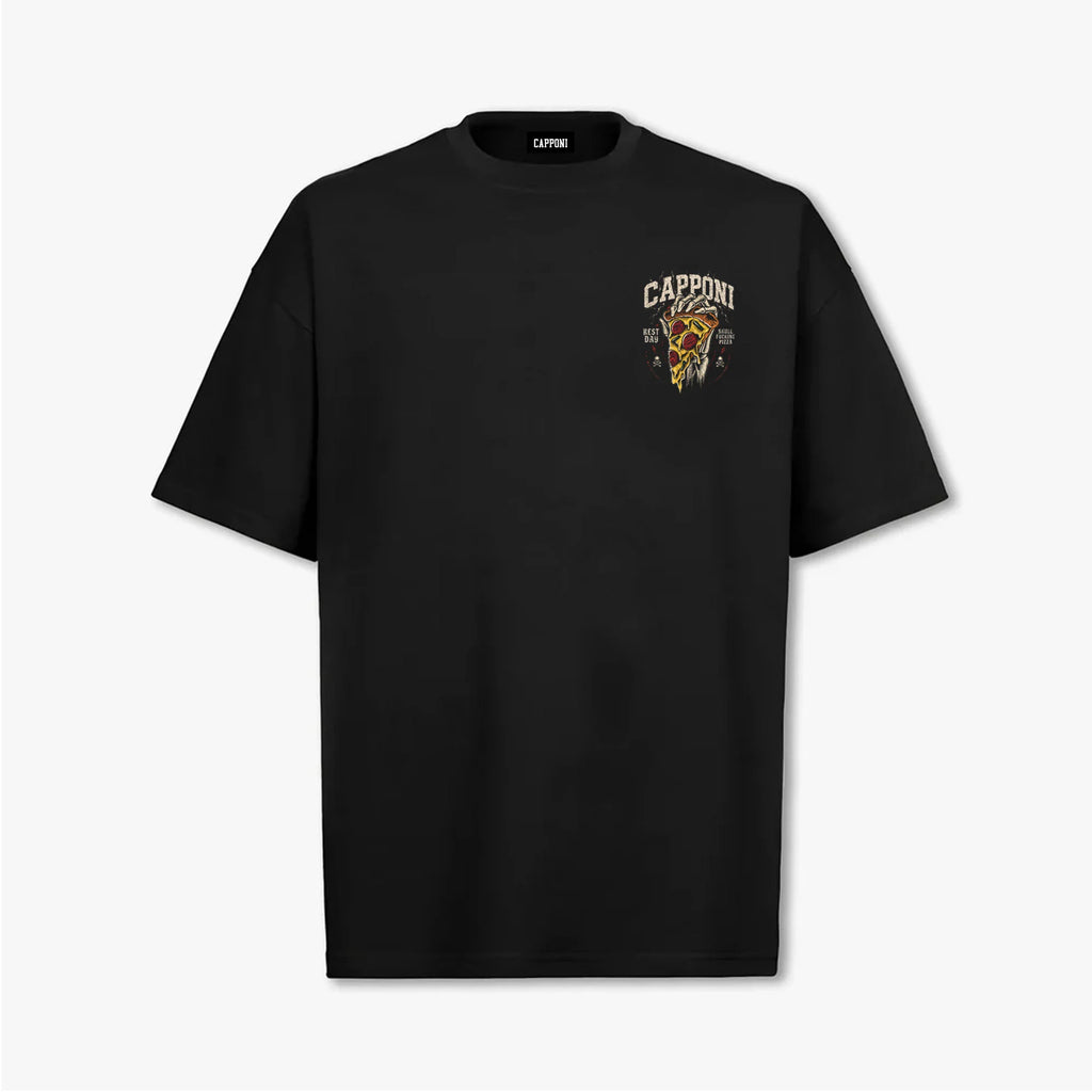 REST DAY BLACK T-SHIRT