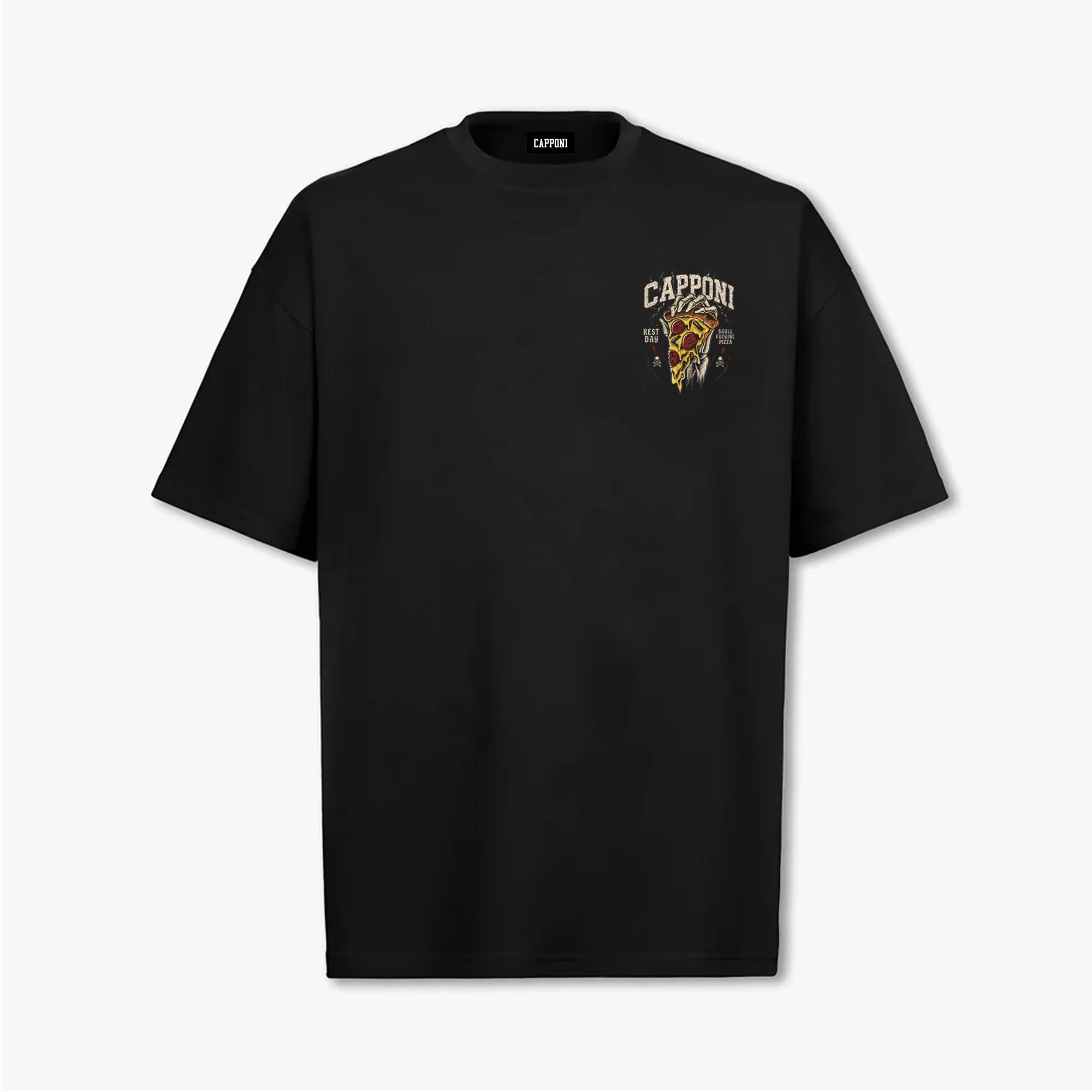REST DAY BLACK T-SHIRT