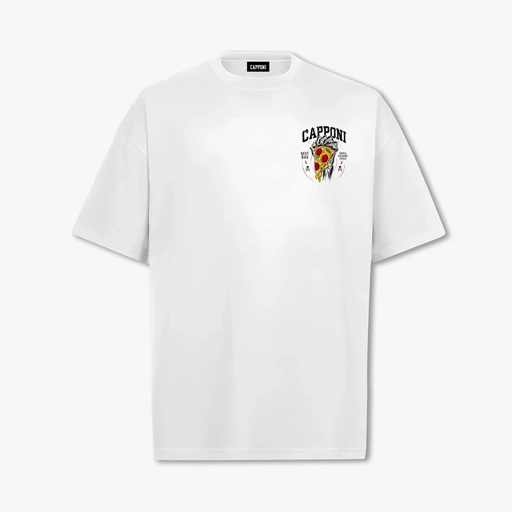 REST DAY WHITE T-SHIRT