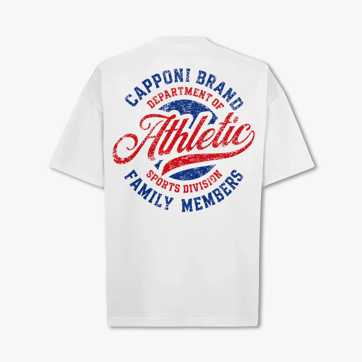 ATLETHIC WHITE T-SHIRT