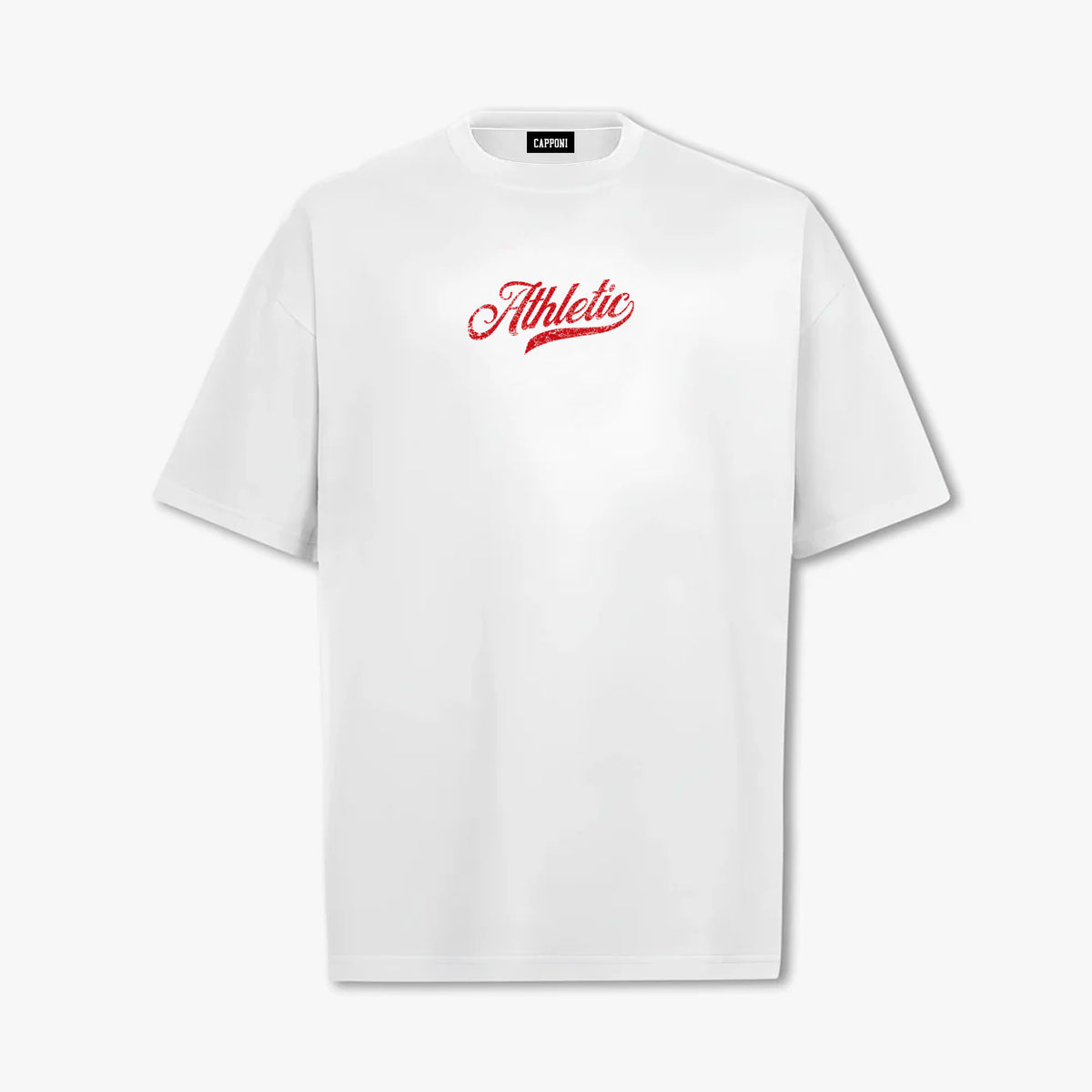 ATLETHIC WHITE T-SHIRT