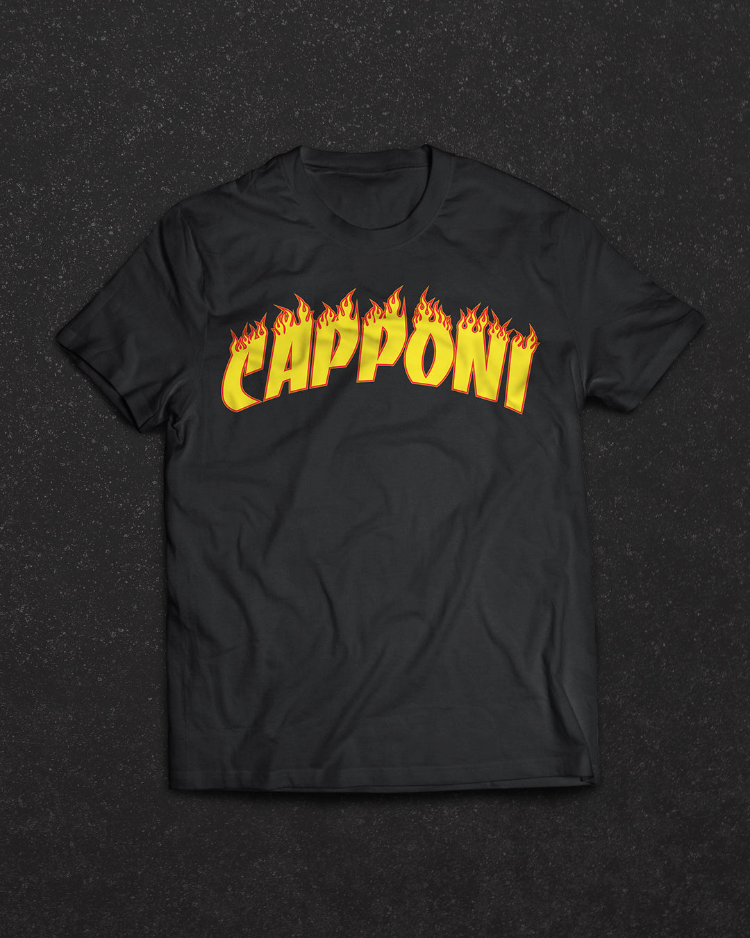 Camiseta flame black