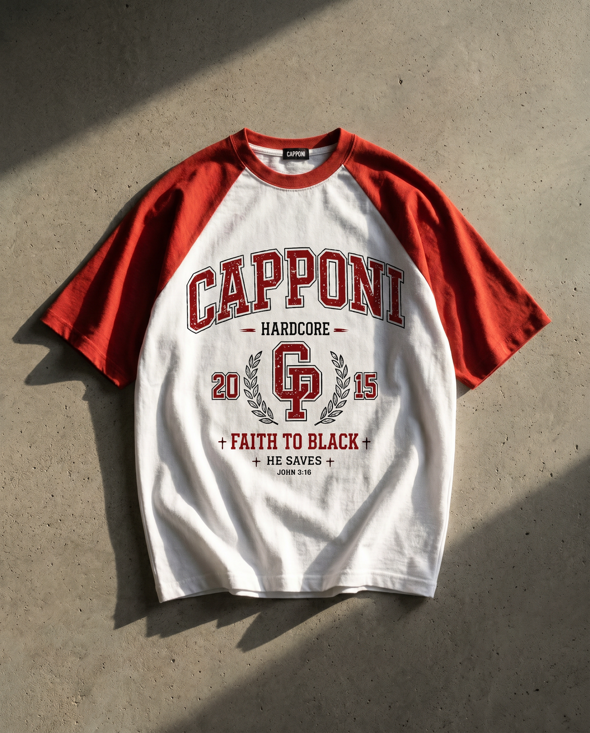 Hardcore Baseball Red T-Shirt
