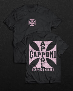 Cross Black with pink