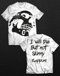 Skull Skinny White