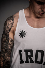 Tank Top Logo Iron Withe