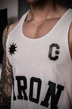 Tank Top Logo Iron Withe