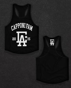 Tank top Cali black white